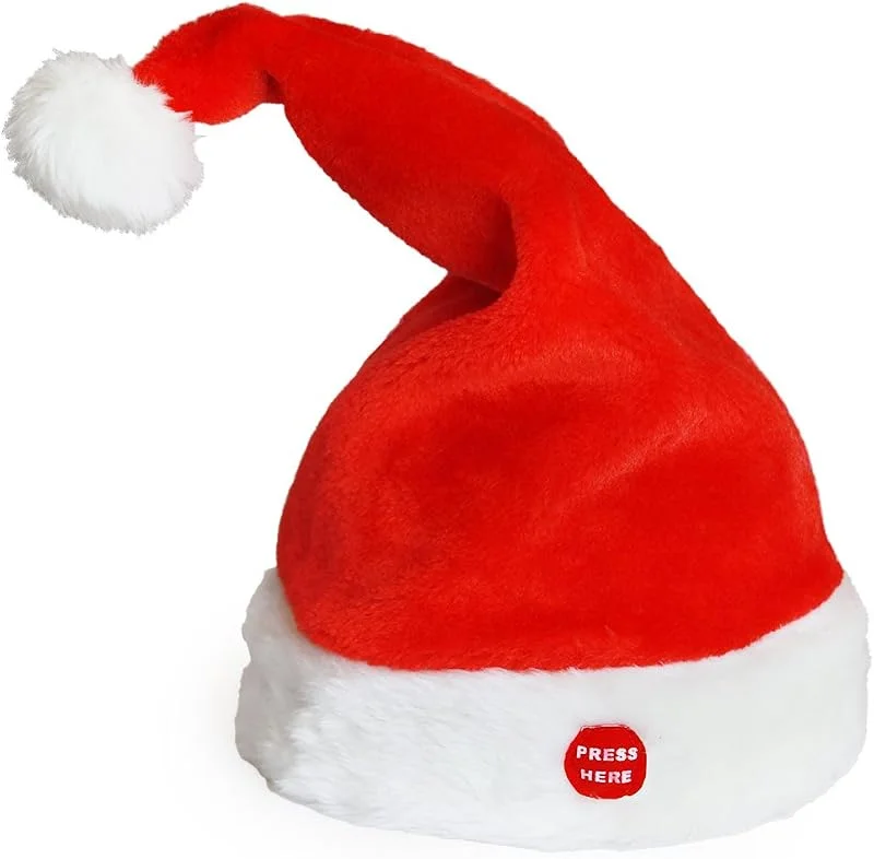 Besuche den lux.pro-Store lux.pro Rockende Weihnachtsmütze Musik Tanzend Singend Weihnachten Nikolaus Mütze — Weihnachtsmode
