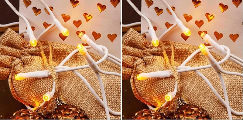 Besuche den hellum-Store hellum Lichterkette innen Mini LED, 20 LEDs warmweiß, 2, 85 m beleuchtete Länge, weißes Kabel, Lichterkette mit Stecker für Weihnachtsbaum, Fenster und Tischdeko, <59lm 563986 (Packung mit 2) — Weihnachtsdeko