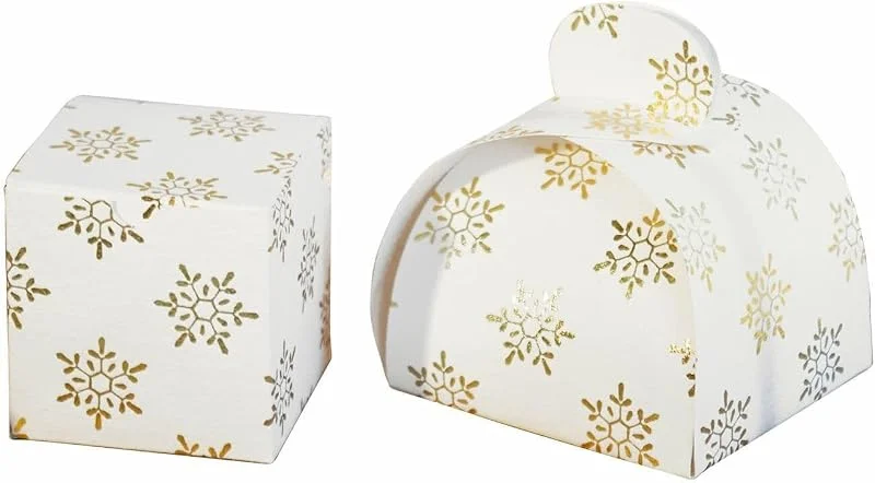 Besuche den Loberon-Store LOBERON Geschenkbox 2er Set Hartsfield, weiß, gold — Geschenkverpackung