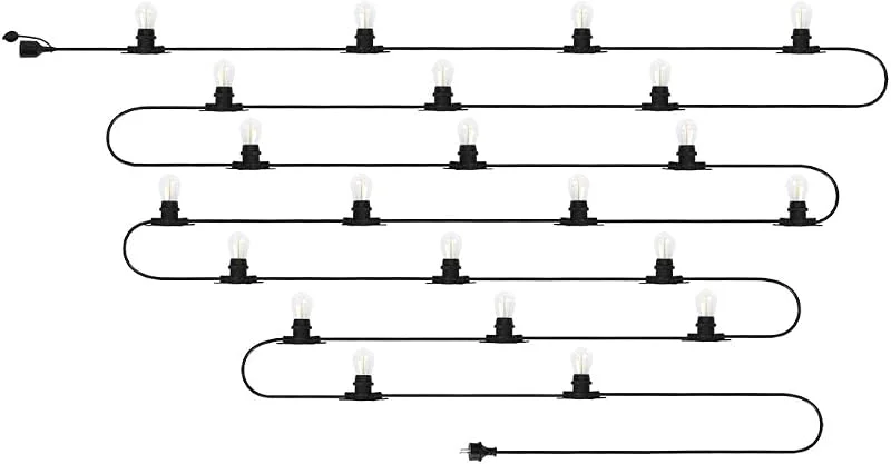 Besuche den NEO TOOLS-Store NEO TOOLS Lichterkette Außen 20m mit 22 Glühbirnen 1W — Weihnachtsbeleuchtung