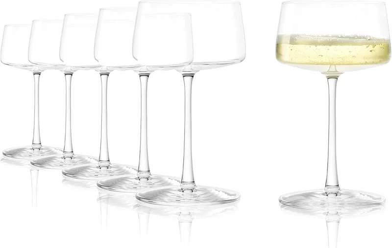 Besuche den Stölzle Lausitz-Store Stölzle Lausitz Power Champagnerschalen Coupe-Gläser 275 ml, 6er-Set — Wein und Festtafel