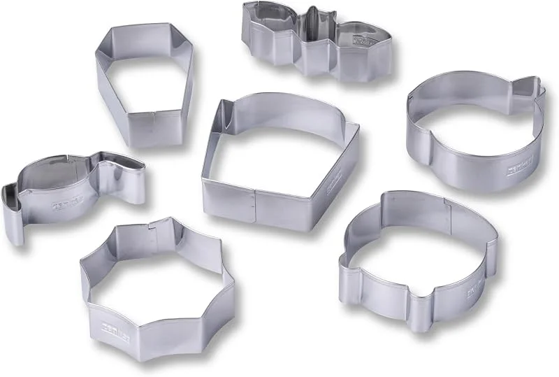 Besuche den Zenker-Store ZENKER Ausstecher Halloween 7-tlg, Silber — Weihnachtskueche