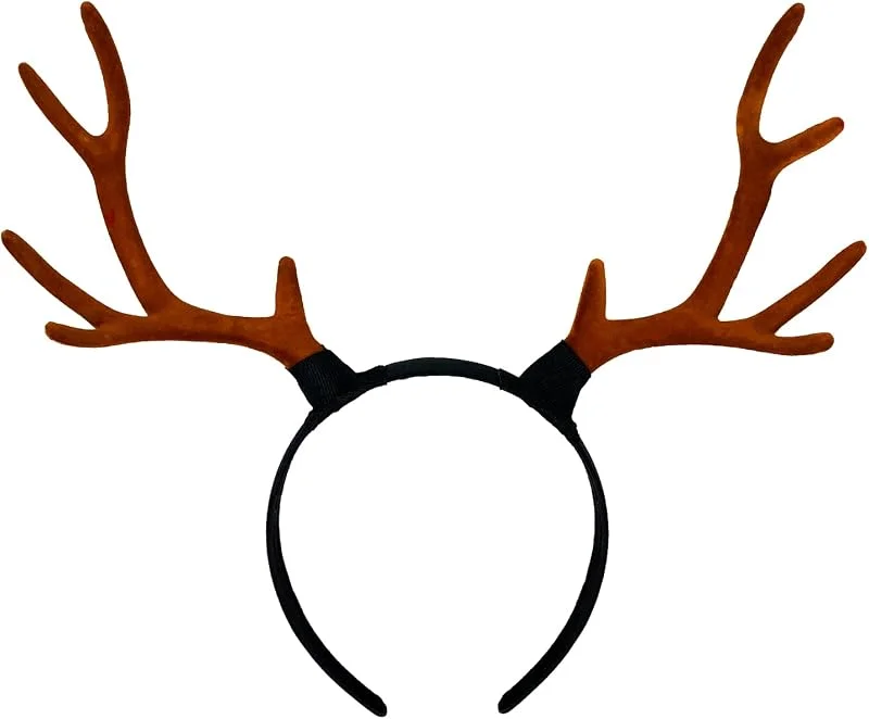 Besuche den Oblique Unique-Store Oblique Unique® Haarreifen Rentier Hirsch Reh Geweih Haarreif in Braun Kopfschmuck Accessoire für Weihnachten Fasching Karneval — Weihnachtsmode