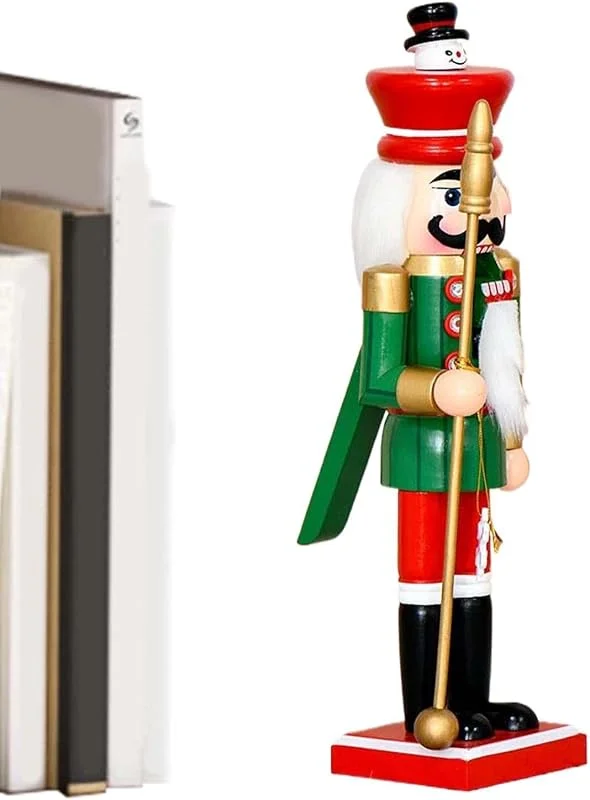 Marke: Generisch Weihnachten Nussknacker Figur Sammlerstück Holzfigur Home Decor — Weihnachtsdeko