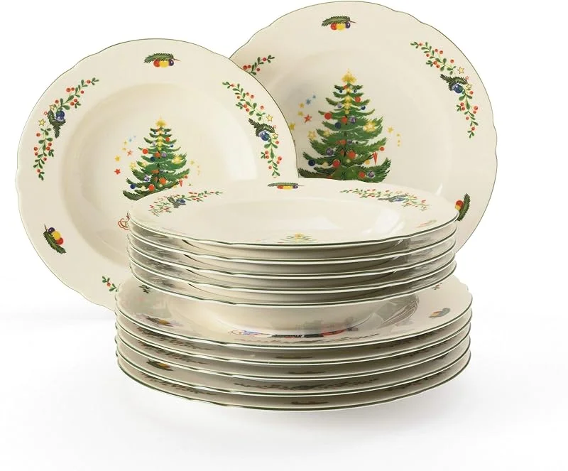Besuche den Seltmann Weiden-Store Tafelservice 12-teilig, Marieluise elfenbeini Weihnachten, Seltmann Weiden — Advent und Tisch