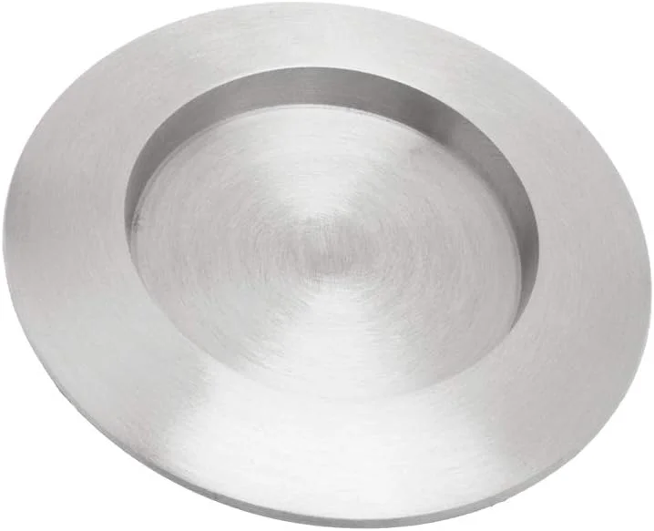 Besuche den NKlaus-Store NKlaus Kerzenteller aus Aluminium, Silber, innen Ø 6 cm — Kerzenlicht Abendessen