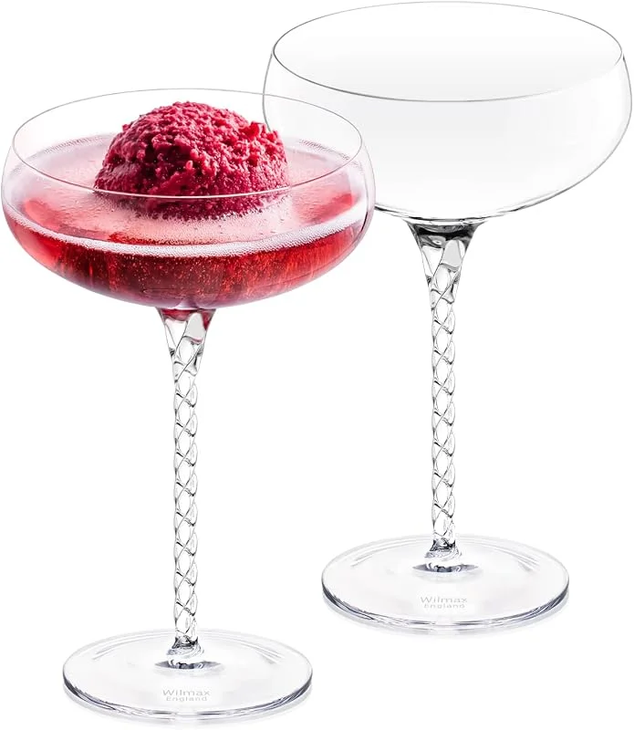 Besuche den Wilmax England-Store Wilmax Sektgläser 2 Stück, 300 ml, Champagnergläser, Trinkgläser für Hochzeit, Partys, Geburtstage, Sektschalen, Sektkelche Glas, Sektflöte für Prosecco, Champagner, Spülmaschinenfest — Wein und Festtafel