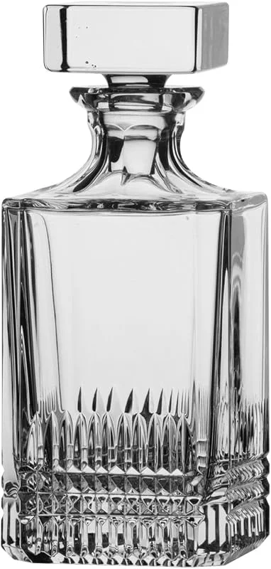 Marke: ARNSTADT KRISTALL ARNSTADT KRISTALL Whiskykaraffe Empire (25 cm) - Kristallglas mundgeblasen · von Hand geschliffen · Handmade in Germany — Wein und Festtafel