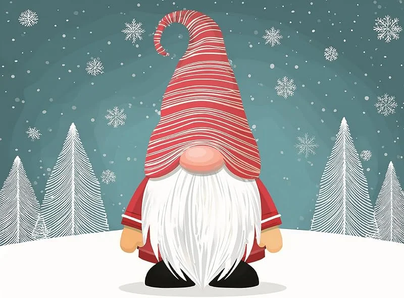 Besuche den Seaside No.64-Store Weihnachtliches Platzset mit Korkunterseite – 40 x 30 cm, 1x EIN Wichtel — Küche & Haushalt