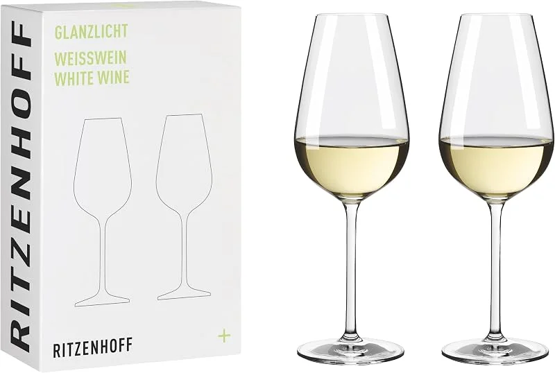 Besuche den RITZENHOFF-Store RITZENHOFF Weißweinglas-Set 2er - 300 ml - Made in Germany — Wein und Festtafel