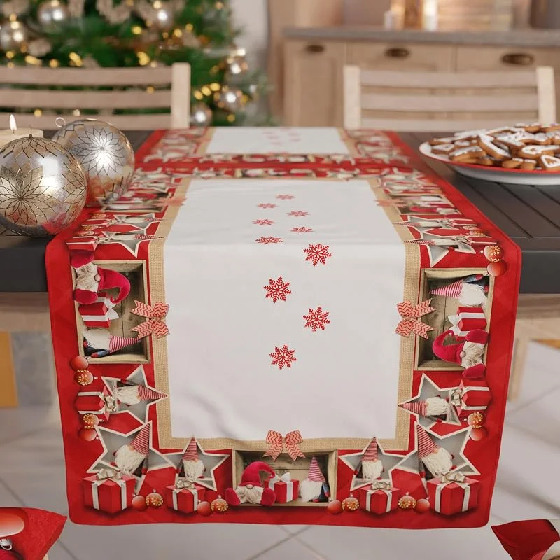 Marke: PETTI Artigiani Italiani Petti - Tischläufer Weihnachten 40x140 cm - Elfo — Küche & Haushalt