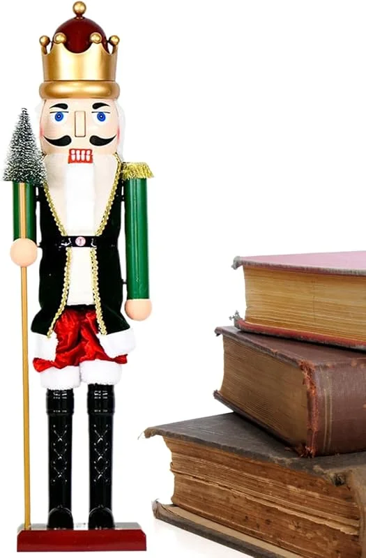 Marke: Générique Générique Nussknacker-Figuren – Nussknacker-Soldat, 40 cm, für Regale – Tischstatue mit Musik für Wohnzimmer Schlafzimmer Küche – Weihnachtsdekoration für Tisch, Buffet, Möbel