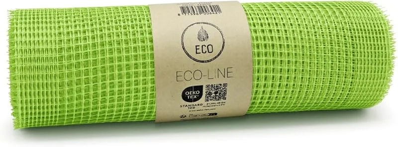 Marke: Deko AS GmbH Sizonet® Line Tischläufer, 30cm breit und 20 Meter auf der Vorteilsrolle (Maigrün-Kiwi) — Küche & Haushalt