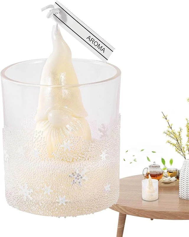 Marke: Ruwshuuk Duftkerze Weihnachtsbaum, dekorative Duftkerze für Weihnachten — Kerzenlicht Abendessen
