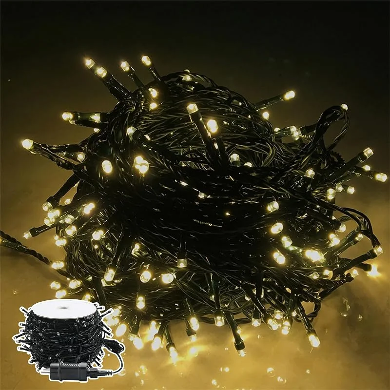 Besuche den NAIZY-Store NAIZY LED Lichterkette 100m 1000 LEDs Lichter 8 Leuchtmodi, Warmweiß — Weihnachtsbeleuchtung