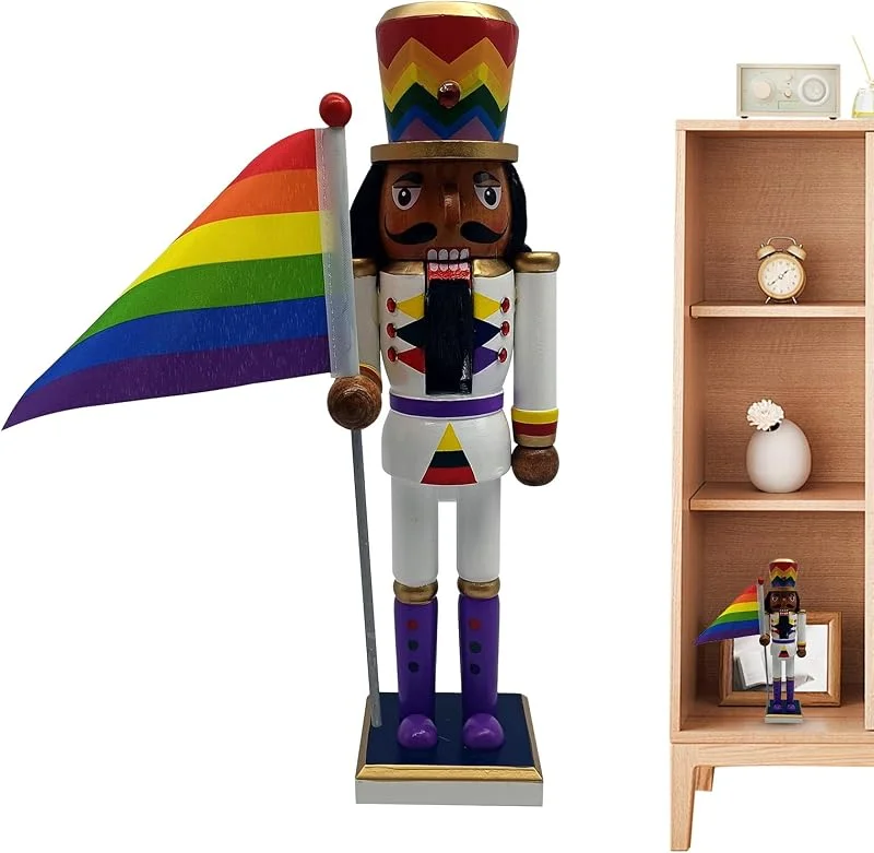 Marke: Generisch Weihnachten Nussknacker Figur Weihnachten Holz Nussknacker Figur — Weihnachtsdeko