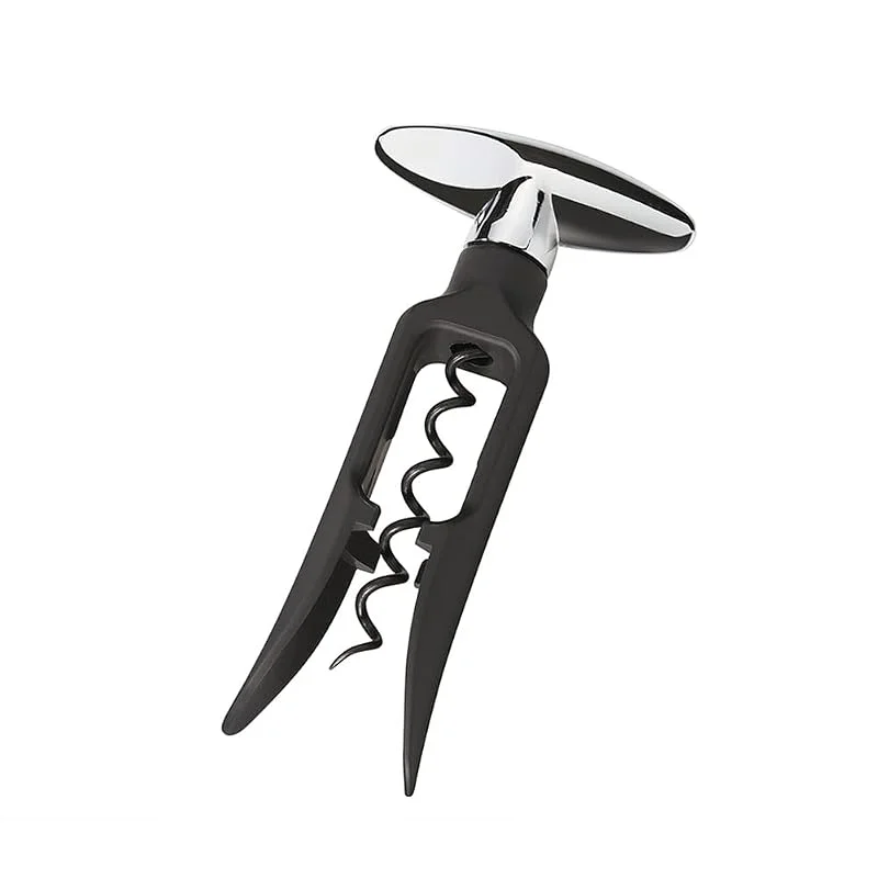 Besuche den Cilio-Store cilio VINUM Korkenzieher, verchromtes Metall, beschichtete Spirale, grau — Wein und Festtafel