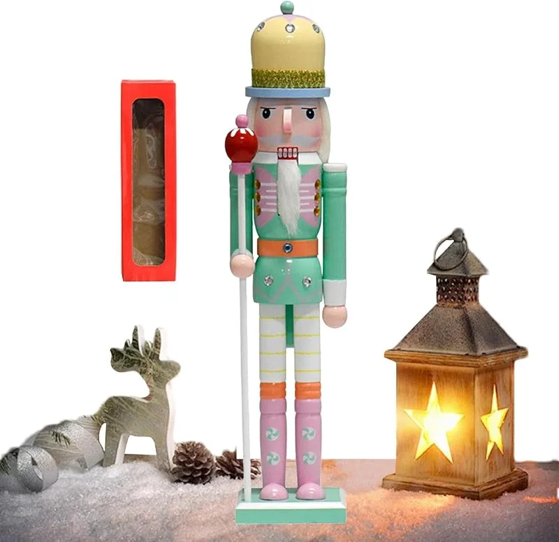 Marke: Generisch Weihnachts-Nussknacker-Figuren Dekorative Festtags-Skulpturen — Küche & Haushalt