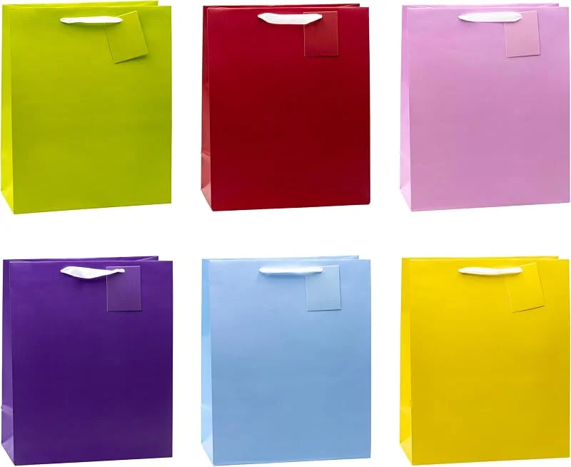 Besuche den TSI-Store TSI Geschenktüten TRENDFARBEN, 12er Packung, Größe: Groß (HxBxT 32 x 26 x 13, 5 cm), Art.Nr. 86311 — Geschenkverpackung