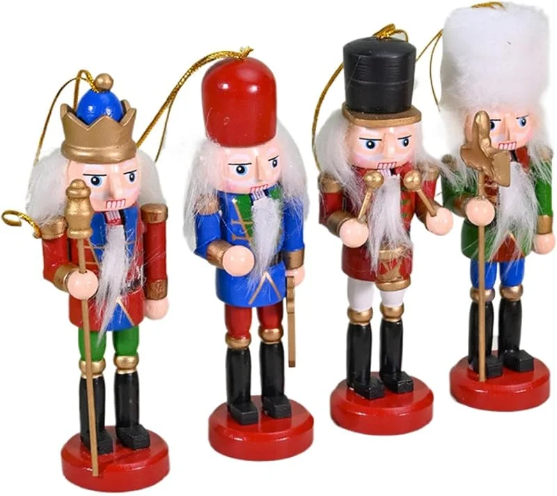 Marke: Generic Weihnachten Nussknacker Ornament Nussknacker Weihnachten Ornament 4 Stück — Weihnachtsdeko