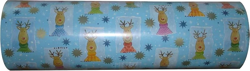 Woerner Geschenkpapier Weihnachten Nepomuk Rolle 250m x 50cm — Geschenkverpackung