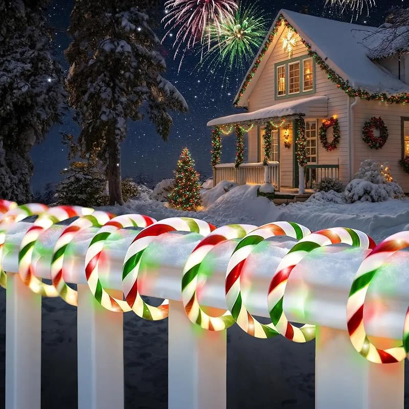 Marke: Jnaurb Weihnachten Zuckerstange Lichter, 20.1 m 480 LED Weihnachtsbeleuchtung mit