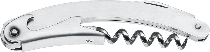 WMF Group GmbH WMF Clever&More Kellnermesser 10 cm, Cromargan Edelstahl mattiert, Kellnerbesteck mit Flaschenöffner, Kapselheber, Folienschneider, für alle Korkenarten — Wein und Festtafel