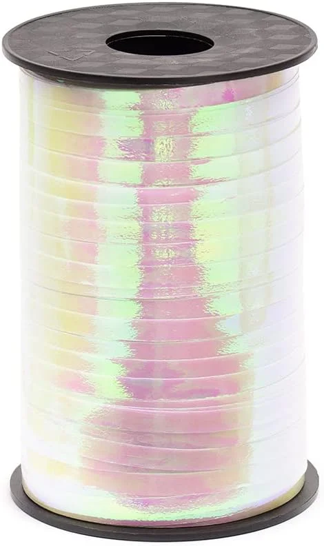 Besuche den PartyDeco-Store PartyDeco Dekoratives Geschenkband 5mm x 225m Irisierend Rosa Holografisch Wasserfest - Dekoband Kräuselband Polyband - für Hochzeit Weihnachten Basteln & Geschenkverpackung
