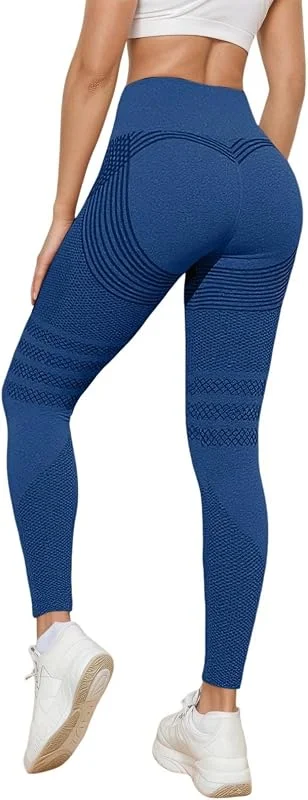 Marke: Generisch 3D Leggings Damen Anti Cellulite Kompression Leggins High Waist Push Up Hosen Lange Blickdicht Yoga Leggings Booty Lifting Shaping Hohe Taille Sporthose Formende Fitnesshose Leggings Damen — Weihnachtsmode