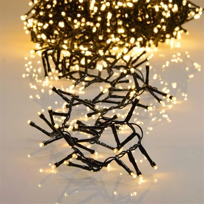 Marke: INtrenDU Lichterkette außen & innen warmweiß 24m, 1200 LED, Timer, Weihnachtsbaum — Weihnachtsbeleuchtung