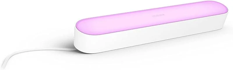 Philips Hue Play Lightbar, Basis-Set, Ambientebeleuchtung, Weiß — Kerzenlicht Abendessen