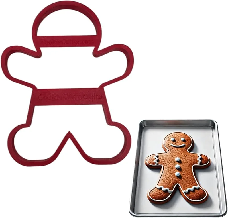 Marke: CookieCutter.com XXL Lebkuchenmann Riesen 35, 6 cm Ausstechform volle Backblechgröße — Weihnachtskueche