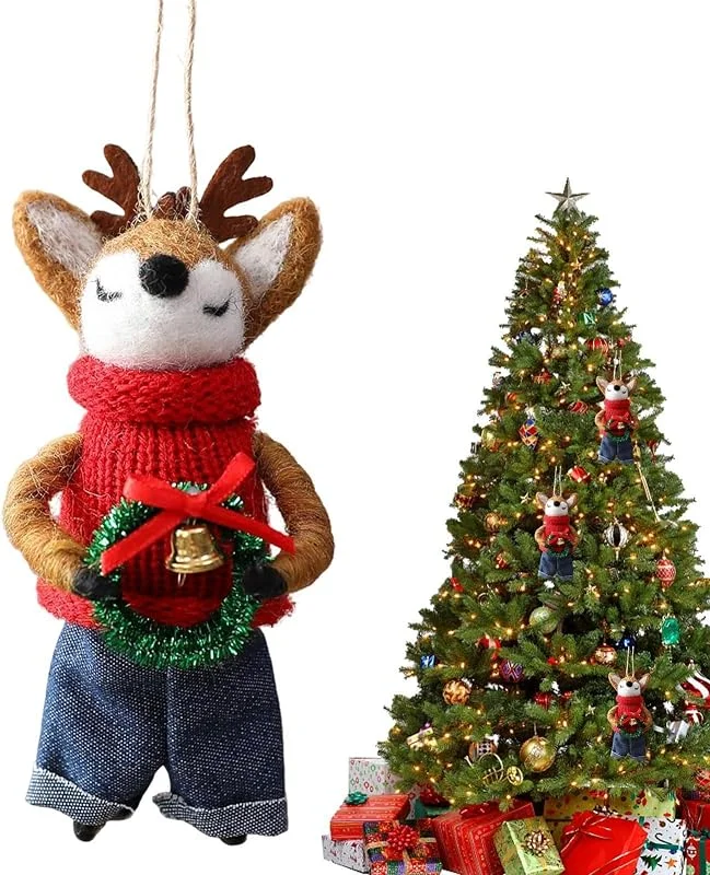 Marke: Ungtyb Filz-Tier-Ornament, Urlaub, Party, Zuhause, , Dekoration — Weihnachtsdeko