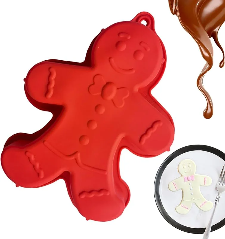 Marke: Dtaigou Silikon-Lebkuchenmann-Backblech, antihaftbeschichtete — Weihnachtskueche