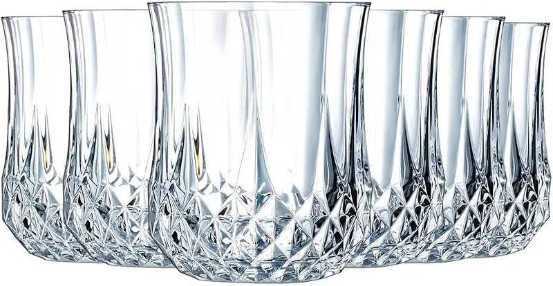 Marke: Cristal d'Arques Cristal d'Arques Paris, Weingläser, Longchamp, 17 cl, 6er Set — Wein und Festtafel
