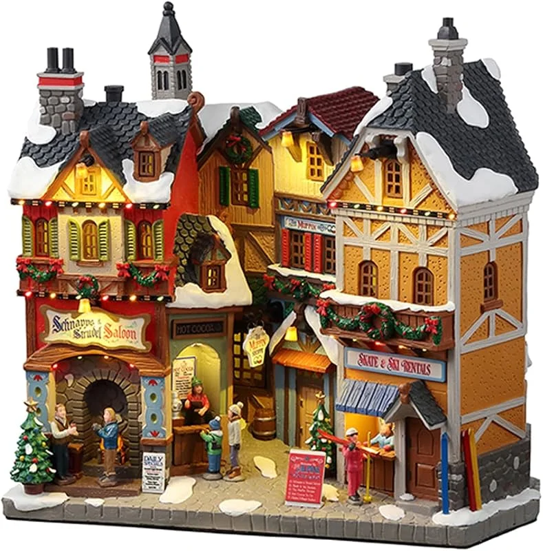 Marke: Lemax Lemax 25869 Vail Village Facade: Alpine Winter Shops — Weihnachtsdeko