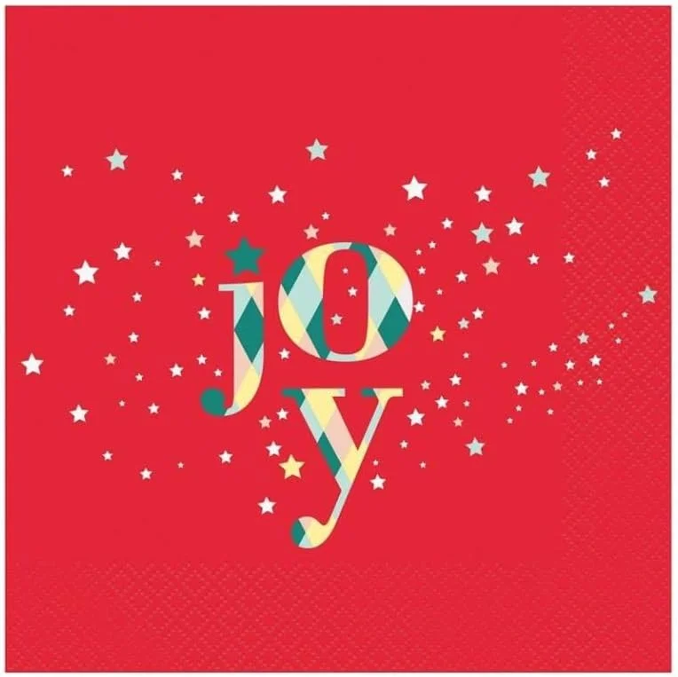 Marke: Weihnachten Red Joy Weihnachts Servietten (20 Stücke) 33 x 33 cm — Advent und Tisch