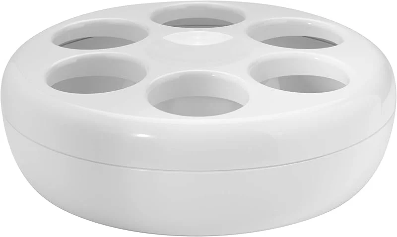 Besuche den Helios-Store Helios Pure Flaschenkühler Weiß - Eleganter Getränkekühler - Ideal für Konferenzen und Meetings - Lange Getränkekühlung - Kapazität für 6 Flaschen — Wein und Festtafel