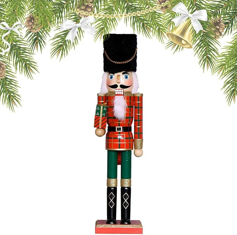 Marke: Generisch Nussknacker Figuren Saisonale Holzdekoration ca. 50 cm — Weihnachtsdeko