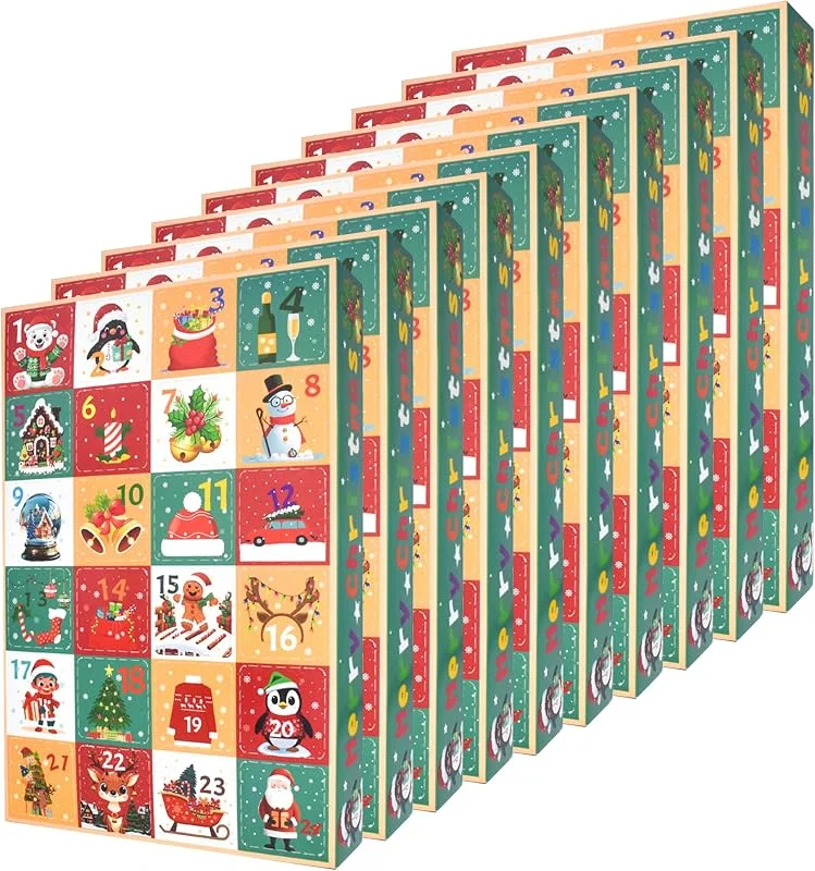 Marke: Aetherize 10 Stück leere Adventskalender, festlicher DIY-Adventskalender zum Befüllen — Advent und Tisch