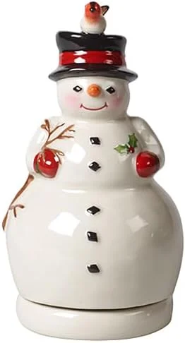 Villeroy & Boch - Nostalgic Melody Schneemann Drehend Weiß, Weihnachtsdeko