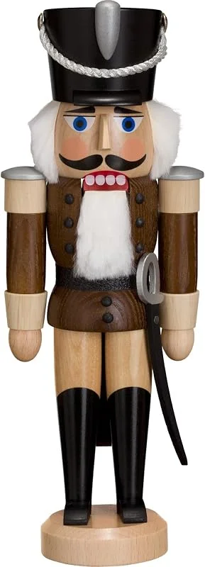 Besuche den Seiffener Volkskunst-Store Seiffener Volkskunst Nussknacker Husar Esche braun, 28 cm hoch, original Erzgebirge SV 11312, 6 — Weihnachtsdeko