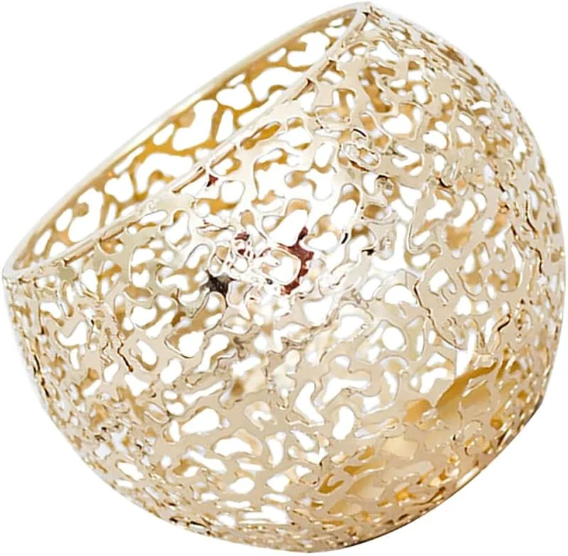 Marke: BESTOYARD Goldener Kerzenständer aus Eisen, Geometrisch Vintage für Weihnachten Feier — Kerzenlicht Abendessen