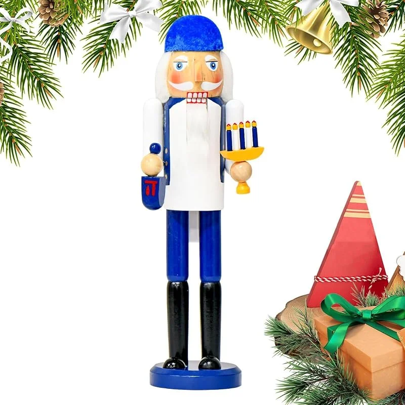 Marke: Generisch Weihnachten Nussknacker Figuren Deko Holz Festliche Statuen — Weihnachtsdeko