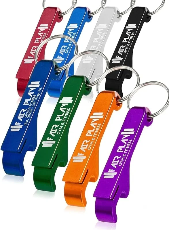 Besuche den Bethel-Store 100 Stück personalisierter Aluminium-Dosen-, Flaschenöffner, Schlüsselanhänger, dickere Version. Gravierter Text, Logo, Hochzeitsgeschenke, Brauerei, Bar, Jubiläen, Party, Restaurant, Immobilienmakler — Wein und Festtafel