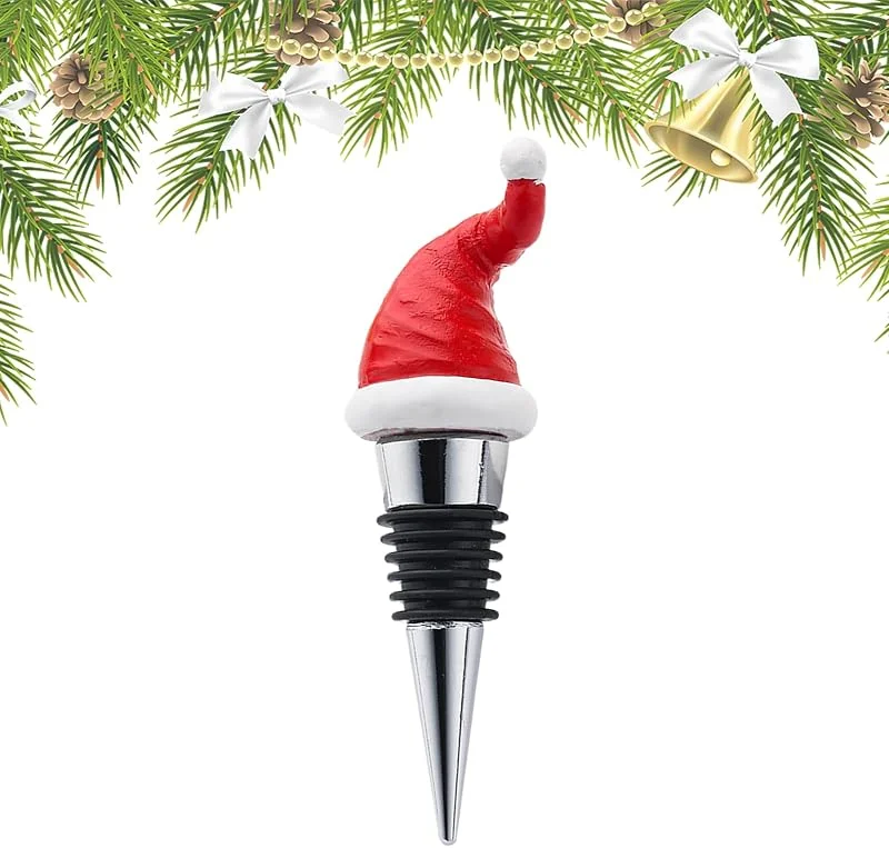Marke: Veasbuu Weihnachtsmützen-Weinstopper Olivenöl Und Spirituosen Korken Winterdeko — Wein und Festtafel