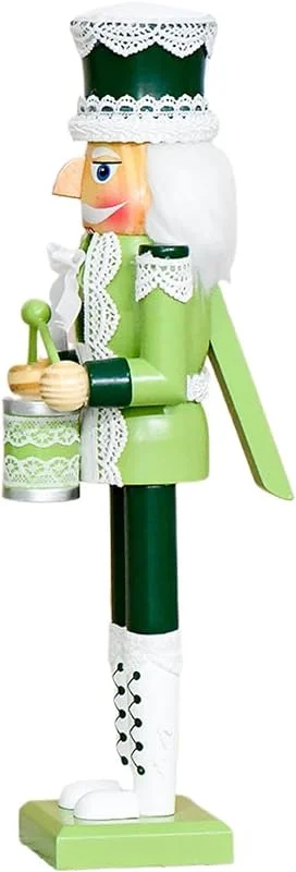 Marke: Generisch Nussknacker-Figur, 38, 1 cm, Sammlerstück, Handarbeit, Holzdekoration — Weihnachtsdeko