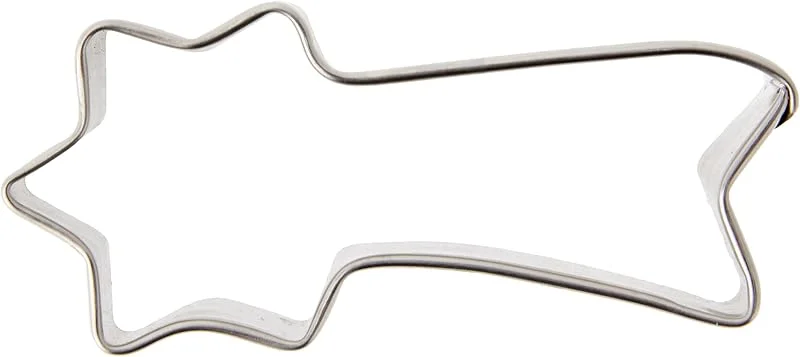 Besuche den Zenker-Store Zenker Ausstecher Sternschnuppe Patisserie, Weihnachtsausstecher für Plätzchen, Ausstechform für Kekse und Fondant, hochwertiger Keksausstecher, Küchenhelfer aus Edelstahl, Farbe: silber — Weihnachtskueche