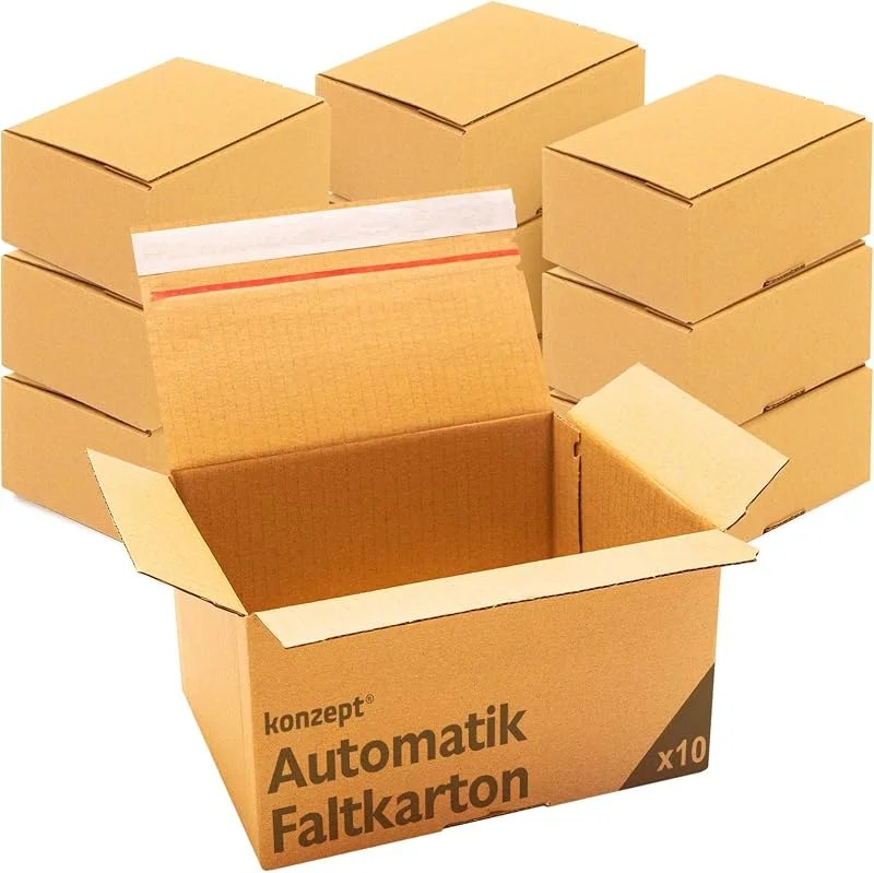 Besuche den Konzept 11-Store KONZEPT Versandkartons 10er Set, 30 x 20 x 15 cm, selbstklebend — Geschenkverpackung