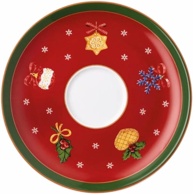 Besuche den Hutschenreuther-Store Hutschenreuther Happy Wintertime Kombi-Untertasse 16cm — Advent und Tisch